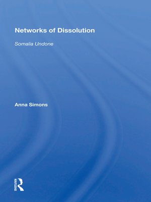 cover image of Networks of Dissolution